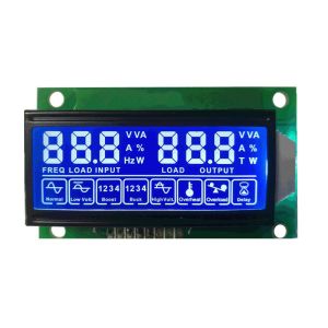 2.2 Inch HTN Segment Lcd Display Module, Driving Voltage 1/4D,1/3B ZEBRA