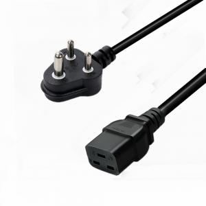 China PVC RUBBER Conductor 16A 250V SABS South Africa Power Cord for Consumer Electronics wholesale