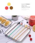 Eco Friendly Metal Spoon Straws , 304 Stainless Steel Drinking Straws