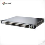 L2+ 48-Port 10 100 1000T 802.3at PoE + 4-Port 100 1000X SFP Managed Switch