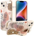 iPhone 12 Pro Max Silicone Case with Strap for Women Girls Cute Floral Flowers