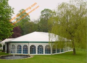 China Heavy Duty Aluminum Resort Tent for Party Event Wedding Customized Size Waterproof Marquees wholesale