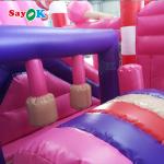 Commercial Inflatable Slide Digital Print Inflatable Bouncer Slide Rental