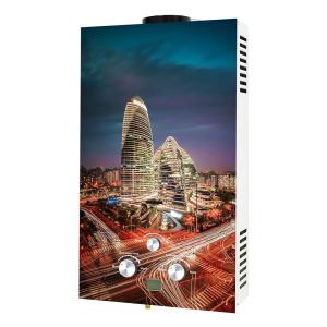 China 2.6 GPM LPG NG Gas Water Heater Flue Exhaust Glass Panel wholesale