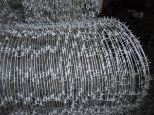 China Corrosion Resistant Galvanized Steel Barbed Wire Hot Dip Single Strand on sale