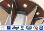 octagonal steel galvanization high mast light pole with platform 20 - 50 metres