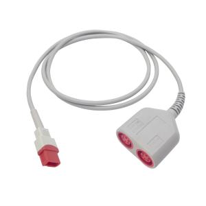 China Compatible 6pin Dual Head Spacelabs Ultraview IBP Adapter Cable B3012-16 wholesale