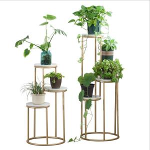 China 3 tiers metal iron plants stand planter shelf wholesale