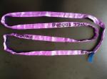 Wll 1000kg Endless Lifting Slings , Polyester Round Slings Customized Color