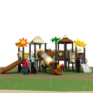 China Outdoor Playground Slide Castle Amusement Park Toys Children wholesale