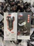 38W QC3.0 USB Portable Car Charger 20W PD Fireproof Short Circuit Protection