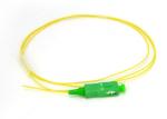 0.9mm 6core , 12core ST SM Fiber Optic Pigtail with Yellow Fiber Optic Cable
