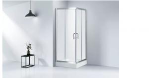 China Italian Bathroom Glass Shower Cabin 80X80 90X90 100X100 Square 2 Sliding Door on sale