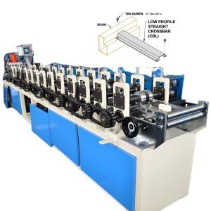 China Omega Top Hat Upright Rack Cross Support Bar Roll Forming Machine wholesale