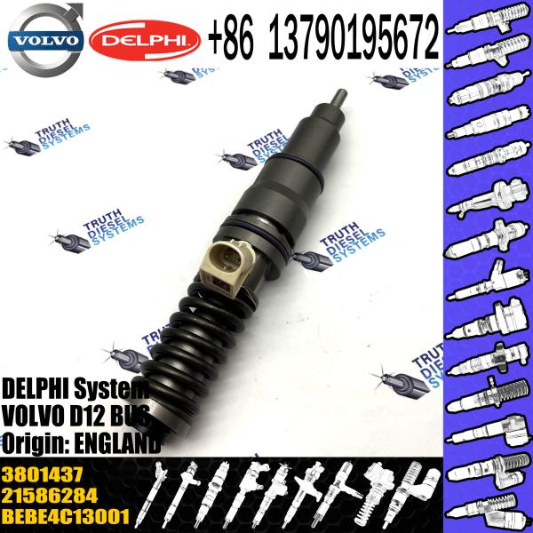High Quality 2 Pins Diesel Fuel Injector BEBE4C13001 21586284 3801437 For VOL