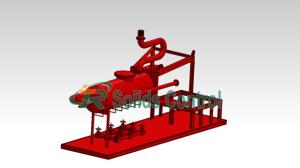 China Safe Drilling Mud Gas Separator / Gas Filter Separator 2235kg Weight wholesale