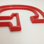 Acrylic Aluminium Neon Channel Letter Signs Red 3 Years Warranty