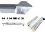 High Output Indoor Grow Lights 110V 220V Glass Reflector With Silver Inner