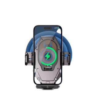 China Essager 2023 Pilot 15W Wireless Car Phone Holder High Power 360 Free Rotation Fast Wireless Charging Car wholesale