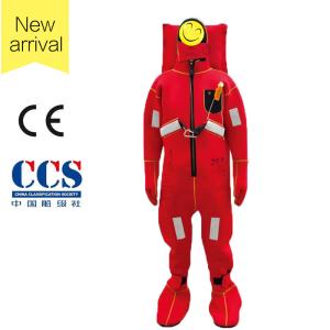 China 48h Floating Fishing Survival Suit , Neoprene Material Cold Water Survival Suit wholesale