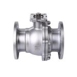 Stainless Steel 304/316 High Platform Flanged Ball Valve for Straight Through