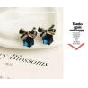 Buy cheap 2018 Fashion Diamend Butterfly Shape Earrings Ear Drops Silver Exported Korea from wholesalers