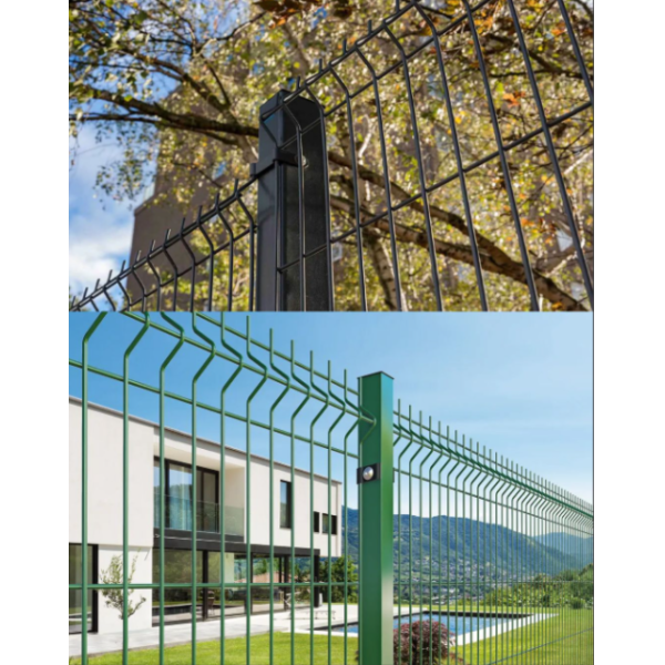3D Profile Security Fencing Panels Reinforced Mesh With Modular Mounting System