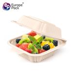 Food grade eco friendly disposable biodegradable 550ml cornstarch plastic