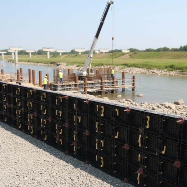 High Impact Modular Plastic Formwork Custom Sizes Plastic Formwork System Durable