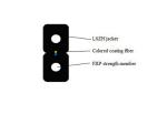 GJXH Single Mode Indoor Black Fiber Optic Cable For FTTH Good Performance Of
