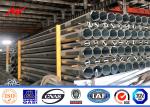 Customized height 16m 4mm Thickness 345Mpa Steel Utility Pole For African