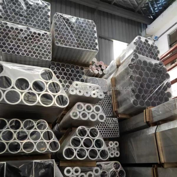 Rectangular Square Aluminum Alloy Tubes Profile Large Diameter Custom Tolerance 0.01
