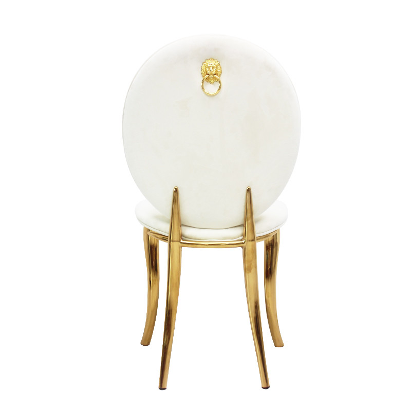 Wood Frame Luxurious Dining Chair Event Banquet Furniture Hotel Decoration