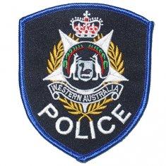 China ​custom police embroidery patch and back badge wholesale