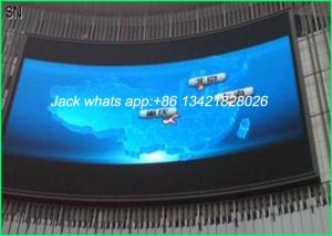China Slim P10 Outdoor Curve LED Display , LED Large Screen Display Quick assemble wholesale