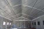 Silver Gray Military Army Tent , PVC Canvas Army Tent For Military Outside Event
