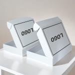 Custom Design Mailer Box White Folding Airplane Gift Paper Packaging Box For