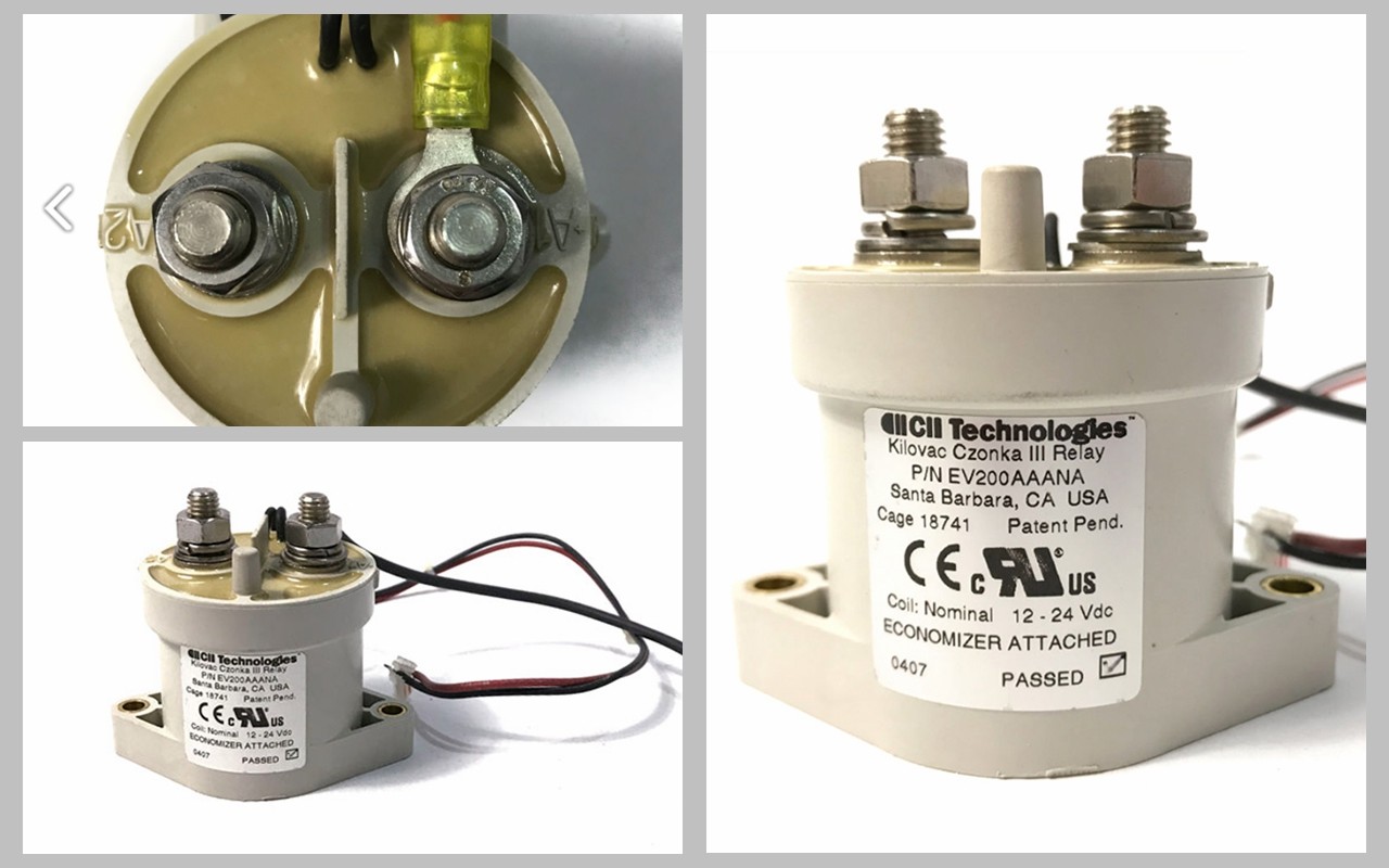 B240700000326 High Voltage DC Contactor , EV200AAANA 24V DC Contactor