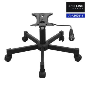 China Metal Office Chair Base Replacement With 5 Legs 50mm Wheels Rotary Lifting Function wholesale
