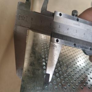 China 0.2mm - 1mm Galvanized Perforated Metal Mesh Plate For Decoration wholesale