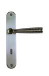 Wooden Door Plating Casting Zinc Alloy DIN Door Handle Set