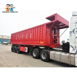 China Impact Resistance Construction Tipper Q235 Dump Semi Trailers wholesale