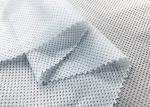 80GSM Knitted Mesh Fabric For Sports Wear Lining White 100% Polyester
