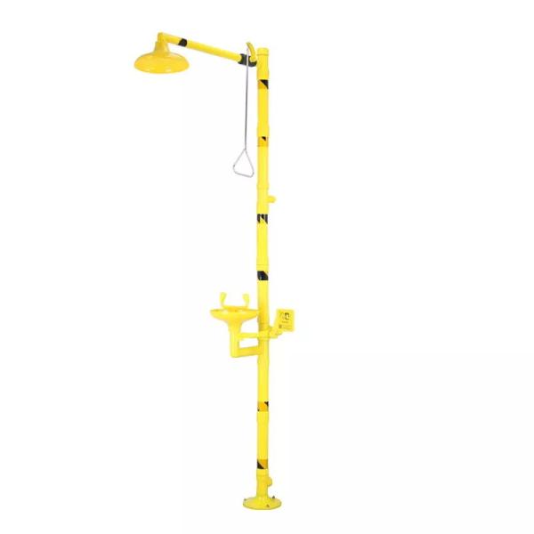 AISI 304 Emergency Shower And Eye Wash Stainless Steel Safety Shower And Eyewash
