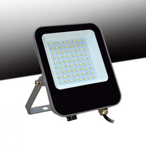 China ODM Dustproof Dimmable Slim LED Flood Lights PIR Sensor With Tri-Colored Grey Housing wholesale