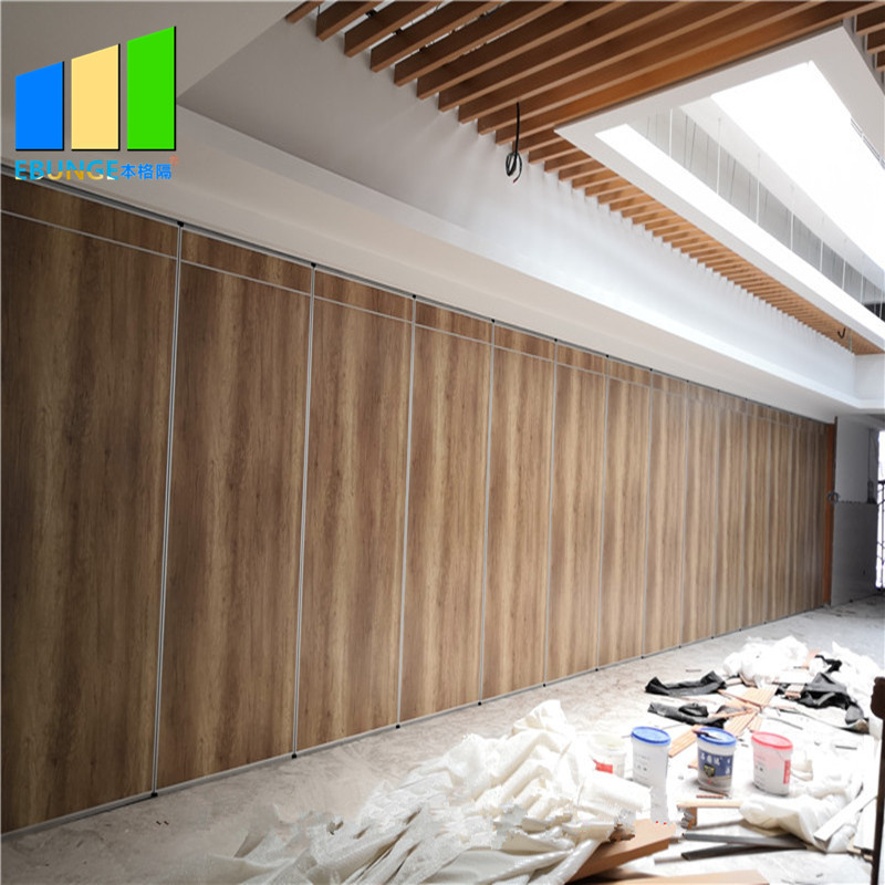 Hanging System Laminate Sound Proofing Foldable Room Dividers With Wheels