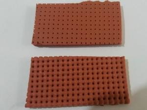 China yellow / Red Perforated Silicone Foam Sheet Size 10mm X 0.9m X 1.8m wholesale