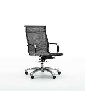 China Steel Frame Mesh Arm Chair 80W*560D*1070H Mm High Mechanism wholesale