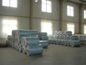 China Dissipative FIBC anti static bulk bags CROHMIQ blue / white for dangerous chemical powder wholesale
