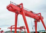 Double Girder Cantilever Gantry Crane 32 Ton Box Type For Warehouse / Railway